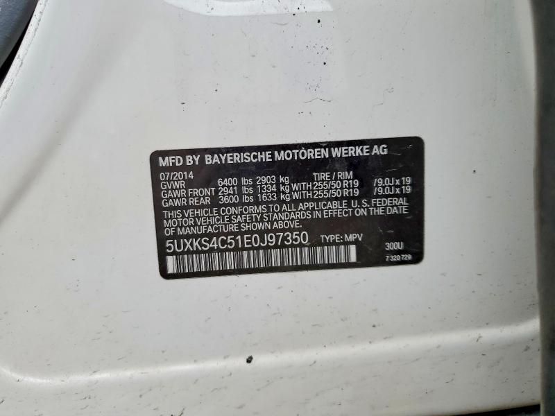 Продажа на аукционе авто 2014 Bmw X5, vin: 5UXKS4C51E0J97350, номер лота: 52324246