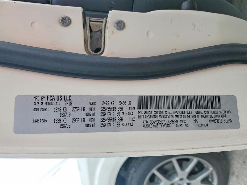 Продаж на аукціоні авто 2018 Dodge Journey, vin: 3C4PDCEG7JT469679, номер лоту: 52144256
