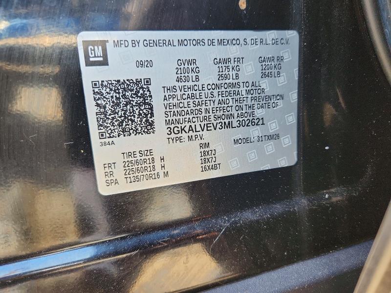 Продаж на аукціоні авто 2021 Gmc Terrain, vin: 3GKALVEV3ML302621, номер лоту: 52299756
