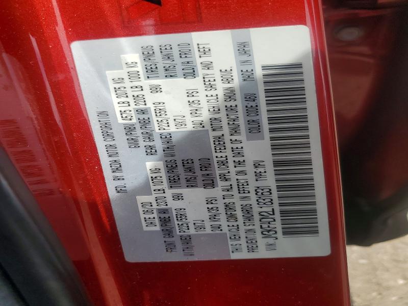 52760976 :رقم المزاد ، JM3KFADM2L1831631 vin ، 2020 Mazda Cx-5 مزاد بيع