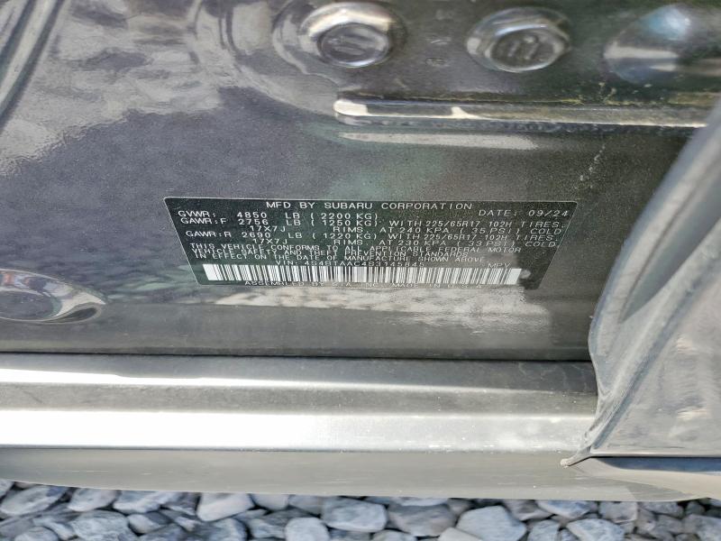 Aukcja sprzedaży 2025 Subaru Outback, vin: 4S4BTAAC4S3145845, numer aukcji: 54425736