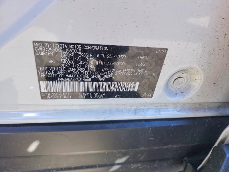 Продажа на аукционе авто 2023 Subaru Solterra, vin: JTMABABA7PA014668, номер лота: 53325396