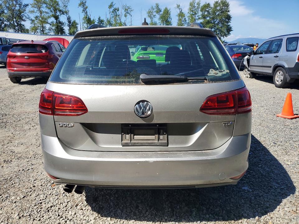 54527096 :رقم المزاد ، 3VWCA7AU6FM506035 vin ، 2015 Volkswagen Golf Sportwagen مزاد بيع