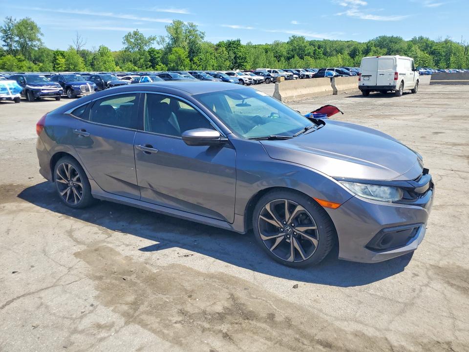 54839996 :رقم المزاد ، 2HGFC2F89KH596591 vin ، 2019 Honda Civic مزاد بيع