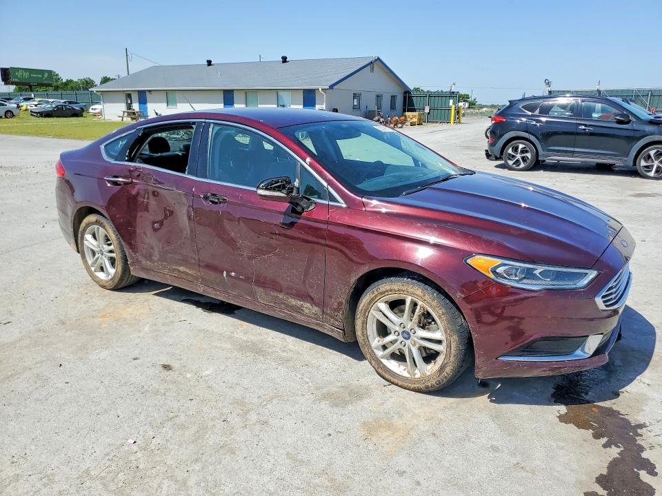53181756 :رقم المزاد ، 3FA6P0HD7JR202788 vin ، 2018 Ford Fusion مزاد بيع