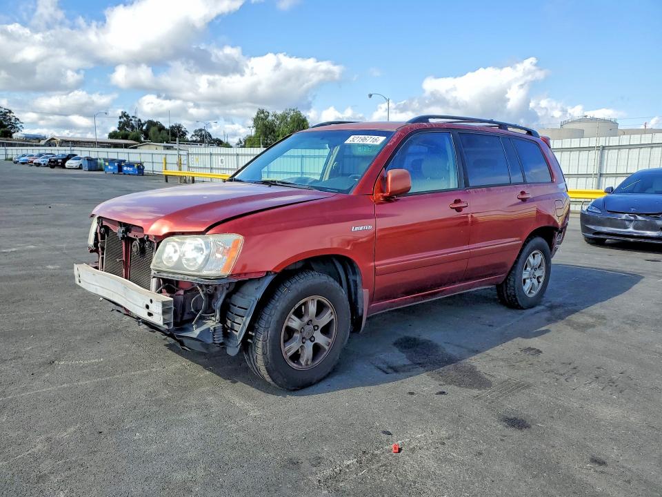 52196716 :رقم المزاد ، JTEGF21A120034396 vin ، 2002 Toyota Highlander مزاد بيع