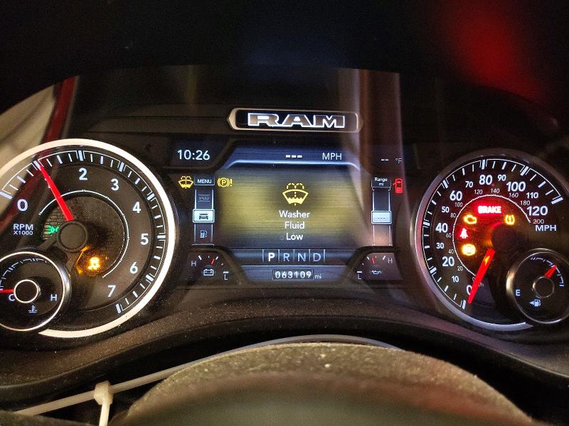 52412456 :رقم المزاد ، 1C6SRFDT5KN632253 vin ، 2019 Ram 1500 مزاد بيع