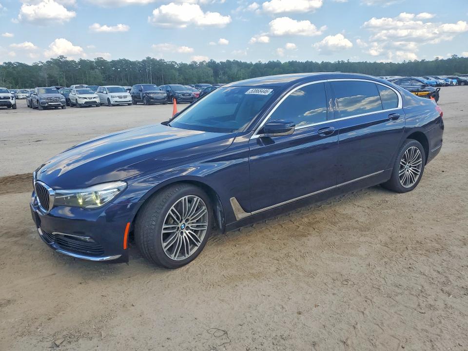 2017 Bmw 740 მანქანა იყიდება აუქციონზე, vin: WBA7E2C36HG741321, აუქციონის ნომერი: 53868446