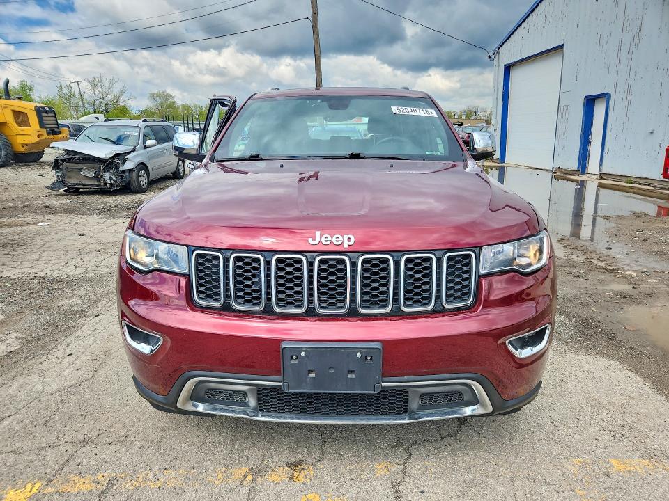 52040716 :رقم المزاد ، 1C4RJFBG5HC734936 vin ، 2017 Jeep Grand Cherokee مزاد بيع