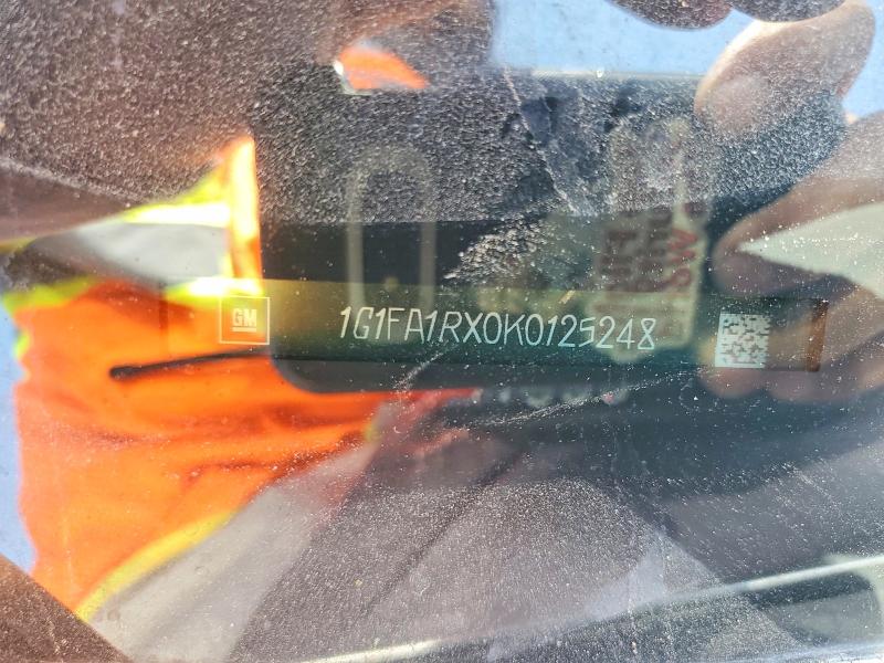 Aukcja sprzedaży 2019 Chevrolet Camaro, vin: 1G1FA1RX0K0125248, numer aukcji: 54296156