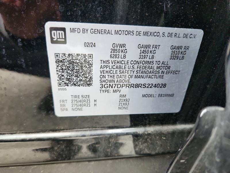 Продаж на аукціоні авто 2024 Chevrolet Equinox, vin: 3GN7DPRR8RS224028, номер лоту: 54658936