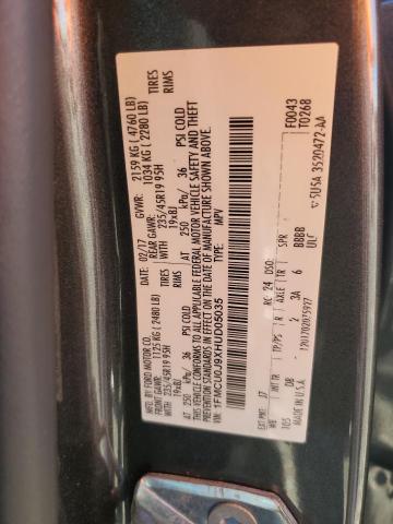 Продажа на аукционе авто 2017 Ford Escape, vin: 1FMCU0J9XHUD05035, номер лота: 54522166