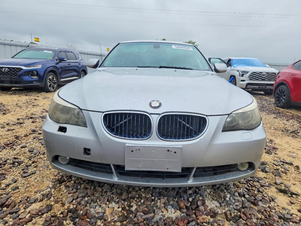 2005 Bmw 525 მანქანა იყიდება აუქციონზე, vin: WBANA53585B855657, აუქციონის ნომერი: 54840566