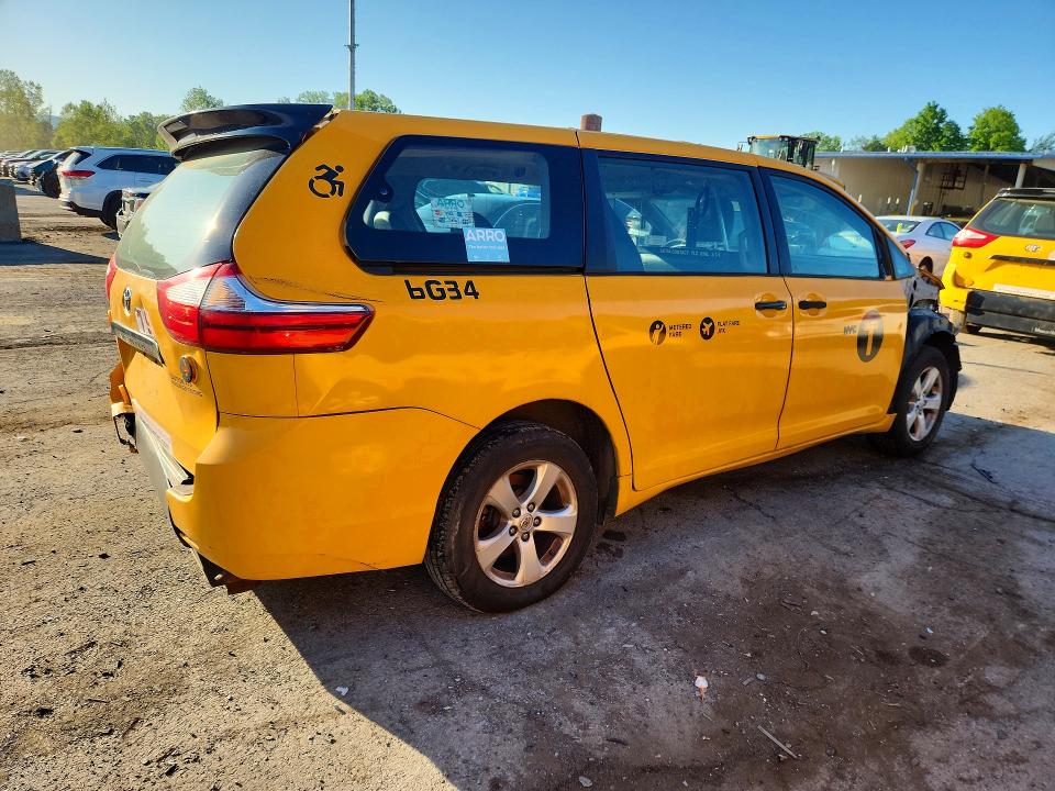 Продаж на аукціоні авто 2016 Toyota Sienna, vin: 5TDZK3DC9GS756019, номер лоту: 55363016