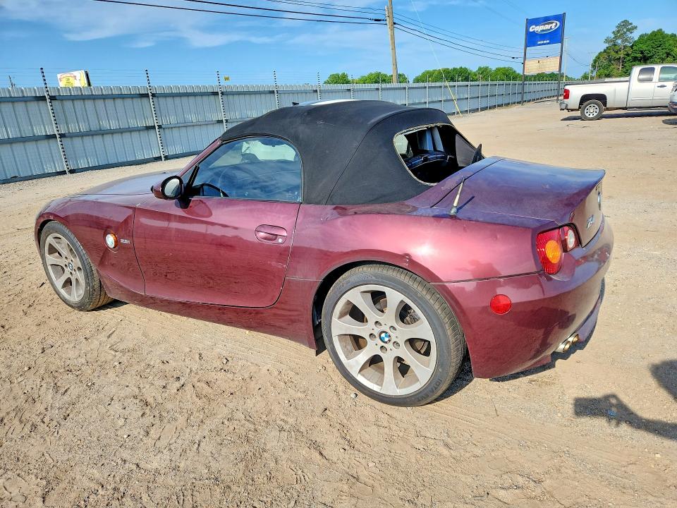 54214056 :رقم المزاد ، 4USBT33403LR62490 vin ، 2003 Bmw Z4 مزاد بيع