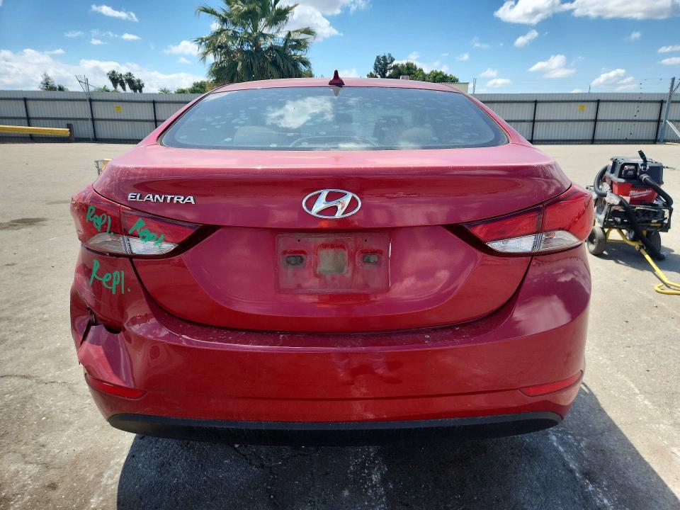 52198116 :رقم المزاد ، KMHDH4AE8GU542778 vin ، 2016 Hyundai Elantra مزاد بيع