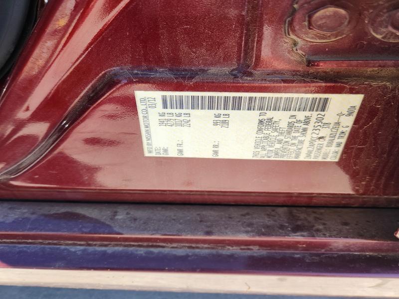 Aukcja sprzedaży 2012 Nissan Altima, vin: 1N4AL2AP0CC235302, numer aukcji: 52744256