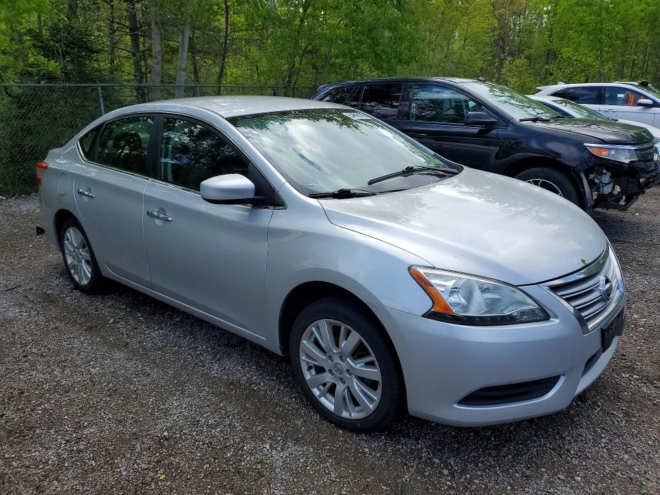 2014 Nissan Sentra მანქანა იყიდება აუქციონზე, vin: 3N1AB7APXEL665701, აუქციონის ნომერი: 54695106