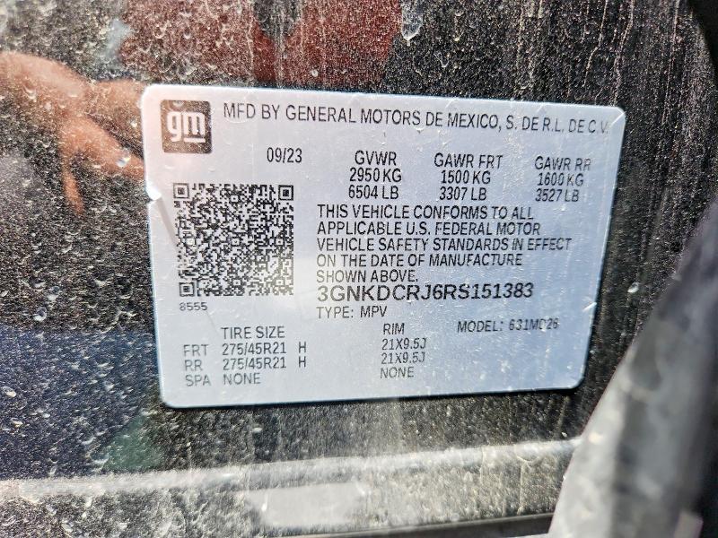 Aukcja sprzedaży 2024 Chevrolet Blazer, vin: 3GNKDCRJ6RS151383, numer aukcji: 53790316