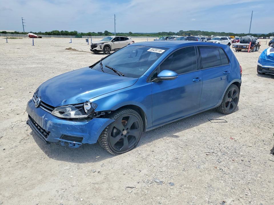 55439116 :رقم المزاد ، 3VW217AU0HM019380 vin ، 2017 Volkswagen Golf مزاد بيع