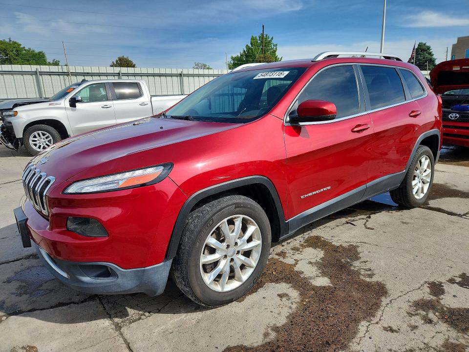 54873116 :رقم المزاد ، 1C4PJMDS2FW500875 vin ، 2015 Jeep Cherokee مزاد بيع