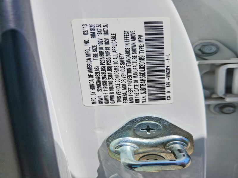 52330326 :رقم المزاد ، 5J8TB4H56DL020189 vin ، 2013 Acura Rdx مزاد بيع