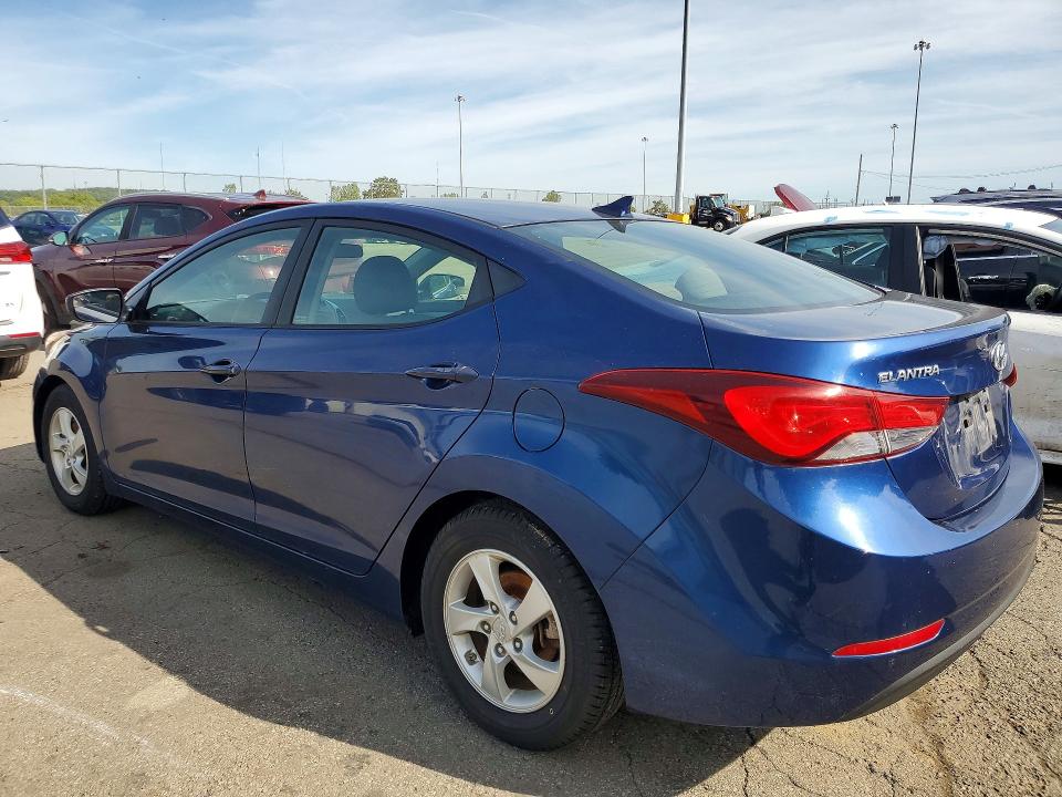 55231926 :رقم المزاد ، 5NPDH4AE4FH583180 vin ، 2015 Hyundai Elantra مزاد بيع