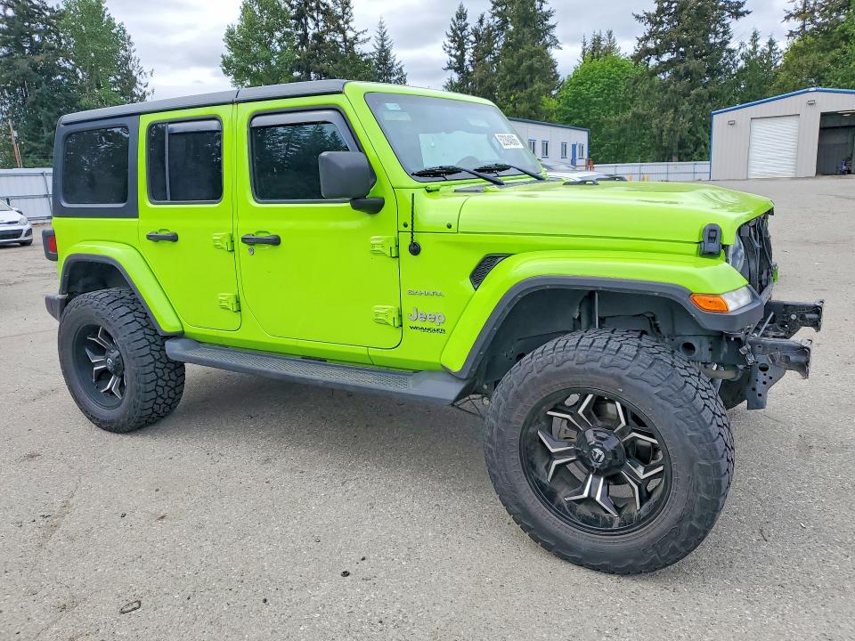 52394066 :رقم المزاد ، 1C4HJXEG5MW834623 vin ، 2021 Jeep Wrangler Unlimited مزاد بيع