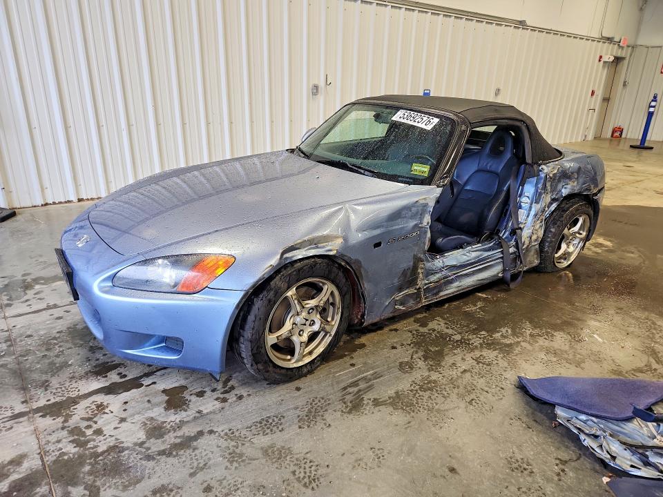 2002 Honda S 2000 მანქანა იყიდება აუქციონზე, vin: JHMAP11472T002562, აუქციონის ნომერი: 53692576