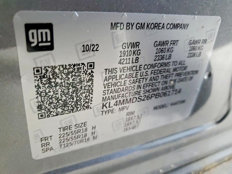 53775976 :رقم المزاد ، KL4MMDS26PB061714 vin ، 2023 Buick Encore Gx مزاد بيع