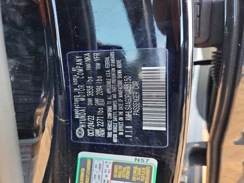 52760276 :رقم المزاد ، KMHLS4AG0PU455150 vin ، 2023 Hyundai Elantra مزاد بيع