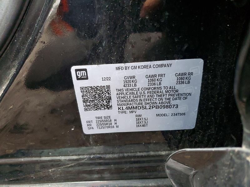 53519576 :رقم المزاد ، KL4MMDSL2PB098073 vin ، 2023 Buick Encore Gx مزاد بيع