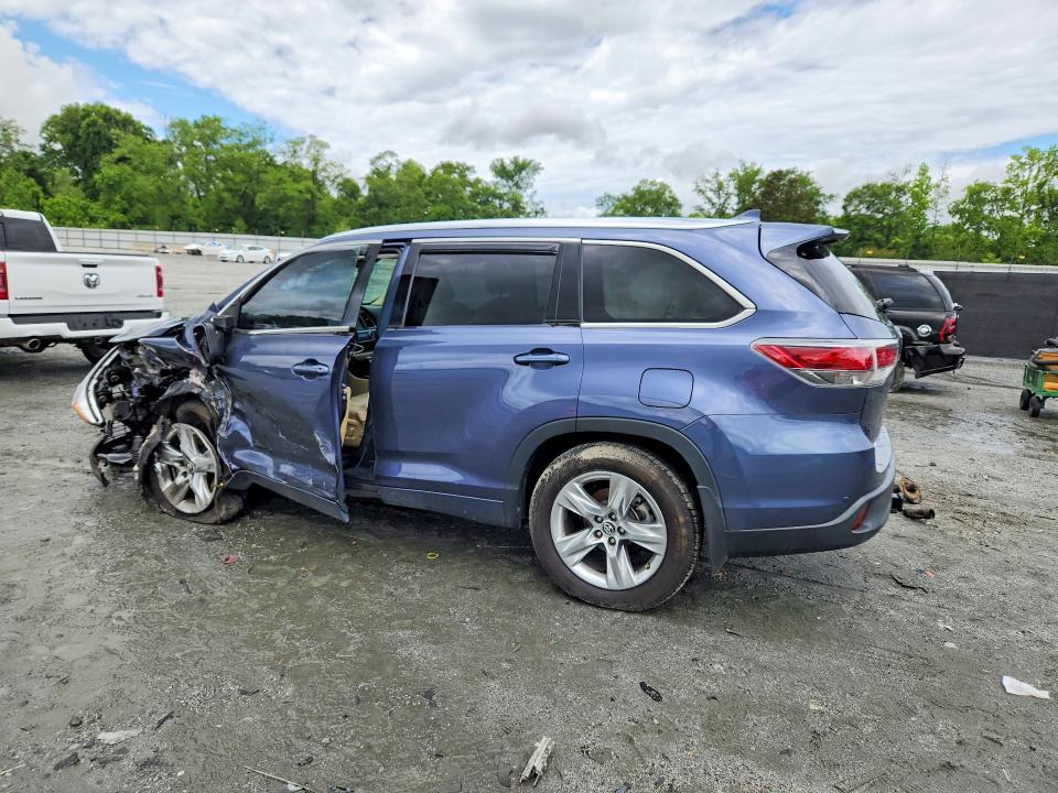 2016 Toyota Highlander მანქანა იყიდება აუქციონზე, vin: 5TDDKRFH6GS279779, აუქციონის ნომერი: 52652906