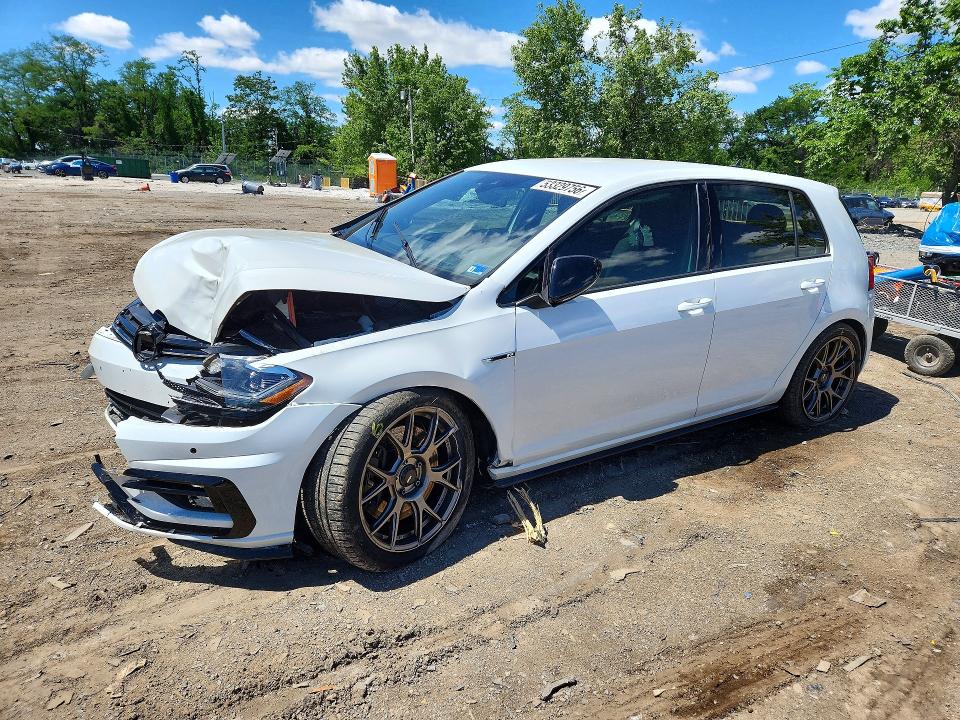 53329756 :رقم المزاد ، WVWVA7AU4KW208377 vin ، 2019 Volkswagen Golf R مزاد بيع