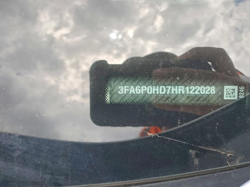 Aukcja sprzedaży 2017 Ford Fusion, vin: 3FA6P0HD7HR122028, numer aukcji: 54811436