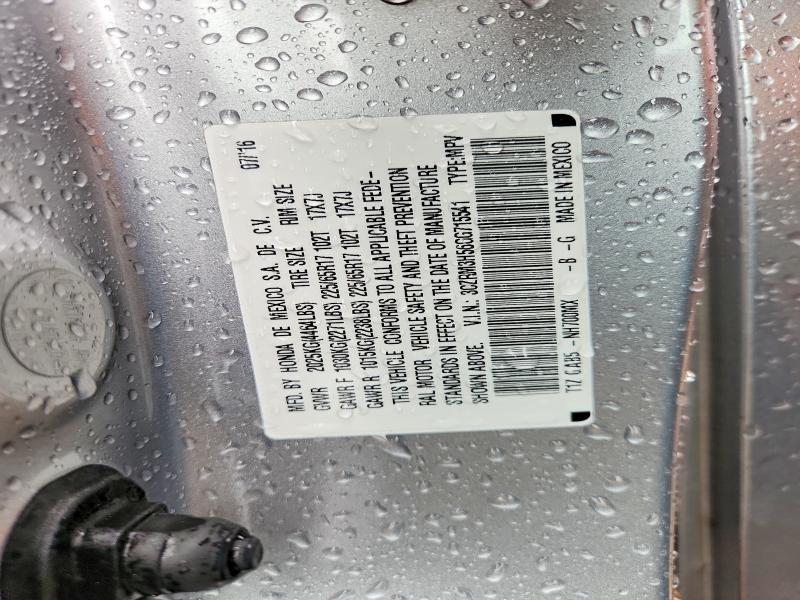 Aukcja sprzedaży 2016 Honda Cr-v, vin: 3CZRM3H56GG715541, numer aukcji: 54983586