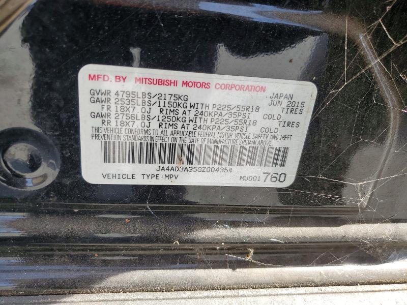 Продажа на аукционе авто 2016 Mitsubishi Outlander, vin: JA4AD3A35GZ004354, номер лота: 52571426