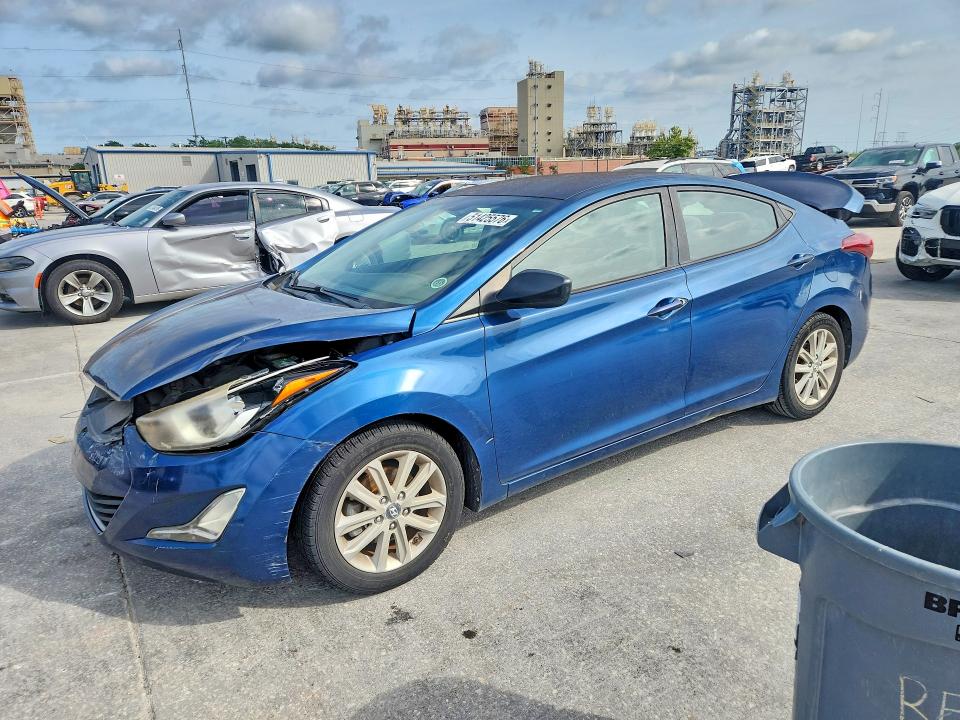 2014 Hyundai Elantra მანქანა იყიდება აუქციონზე, vin: KMHDH4AE8EU166743, აუქციონის ნომერი: 51425576