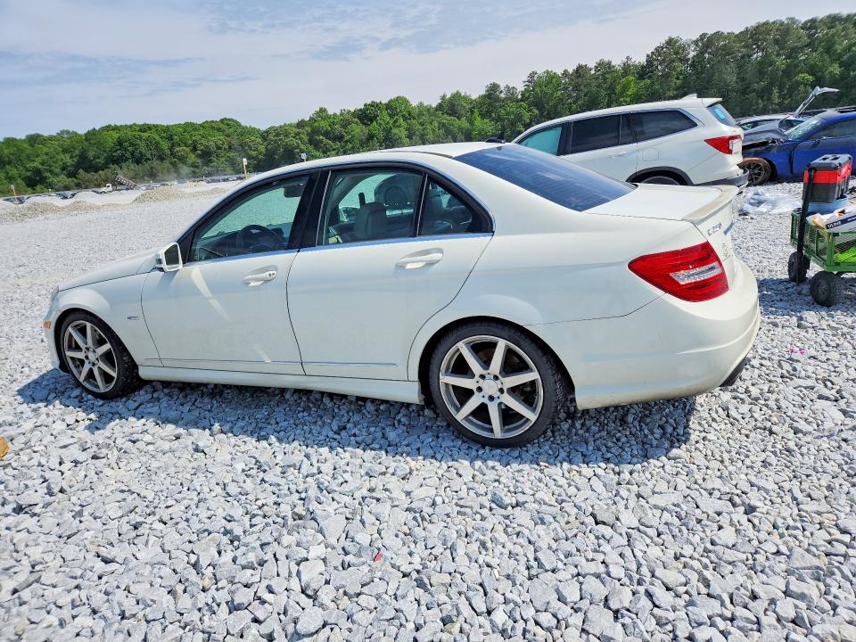 52347076 :رقم المزاد ، WDDGF4HB1CA606020 vin ، 2012 Mercedes-benz C مزاد بيع