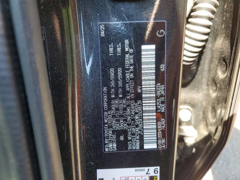 Продаж на аукціоні авто 2025 Lexus Gx 550, vin: JTJTBCDX1S5048139, номер лоту: 55196856