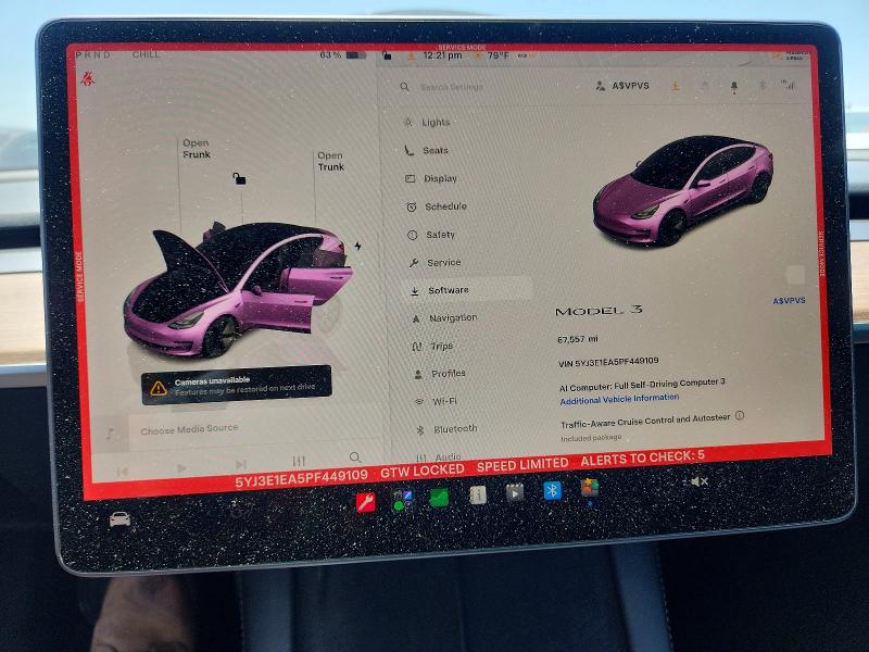 Aukcja sprzedaży 2023 Tesla Model 3, vin: 5YJ3E1EA5PF449109, numer aukcji: 54651456