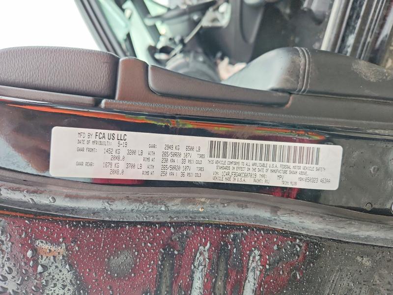 Aukcja sprzedaży 2019 Jeep Grand Cherokee, vin: 1C4RJFBG4KC607019, numer aukcji: 52539156