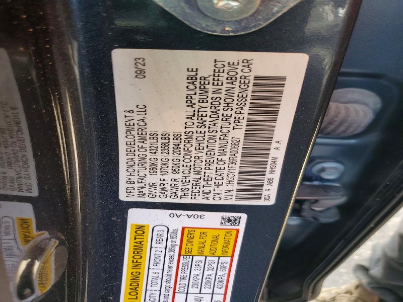 Продаж на аукціоні авто 2024 Honda Accord, vin: 1HGCY1F36RA006827, номер лоту: 51882716