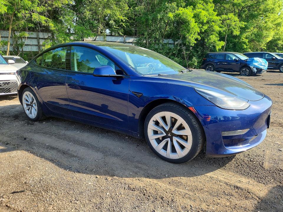 Aukcja sprzedaży 2022 Tesla Model 3, vin: 5YJ3E1EA5NF372593, numer aukcji: 53782376