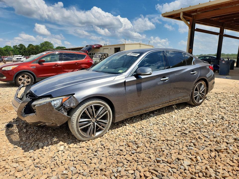 53876986 :رقم المزاد ، JN1BV7AP7EM691805 vin ، 2014 Infiniti Q50 مزاد بيع