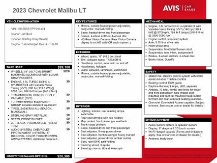 52477366 :رقم المزاد ، 1G1ZD5ST7PF214421 vin ، 2023 Chevrolet Malibu مزاد بيع