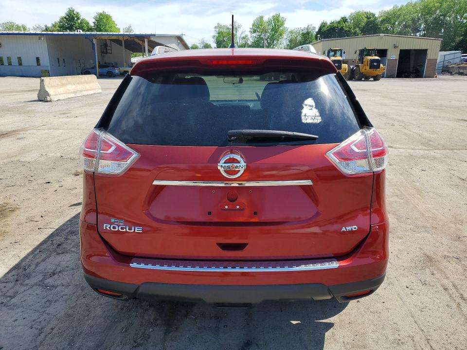 Продаж на аукціоні авто 2016 Nissan Rogue, vin: KNMAT2MV7GP711855, номер лоту: 55304096