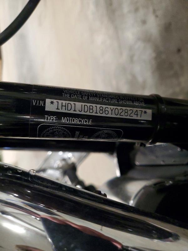 54093566 :رقم المزاد ، 1HD1JDB186Y028247 vin ، 2006 Harley Davidson Flstni مزاد بيع