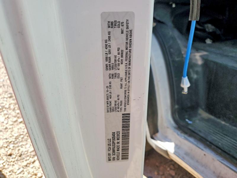 Aukcja sprzedaży 2023 Ram Promaster 3500, vin: 3C6MRVJG0PE605404, numer aukcji: 54656406