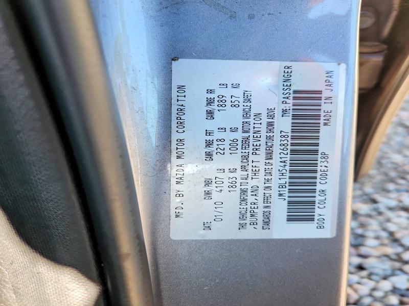 Продаж на аукціоні авто 2010 Mazda 3, vin: JM1BL1H54A1268387, номер лоту: 52818606